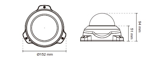 Vivotek FD8164V-F3 2MP Fixed Dome Network Camera