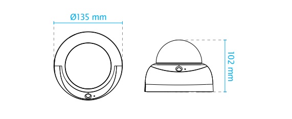 FD816BA-HT dimensions