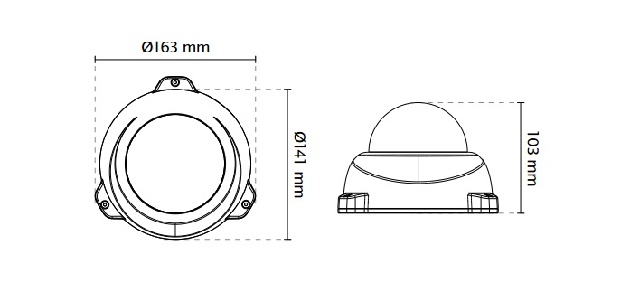 Vivotek FD8367-V 2MP Fixed Dome Network Camera