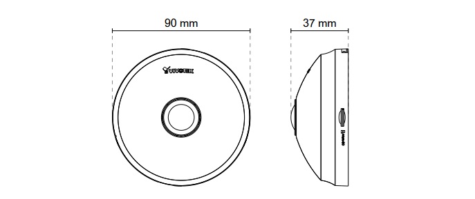 Vivotek FE8180 5MP Fisheye Network Camera