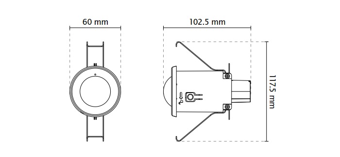 Vivotek FE8182 Recessed Fisheye Network Camera