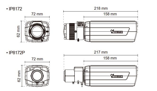 Vivotek IP8172P Fixed Network Camera