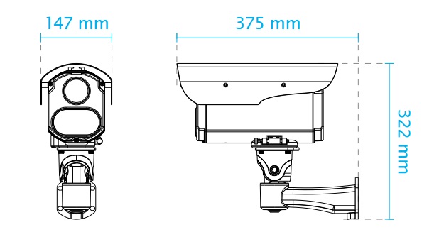 IZ9361-EH dimensions