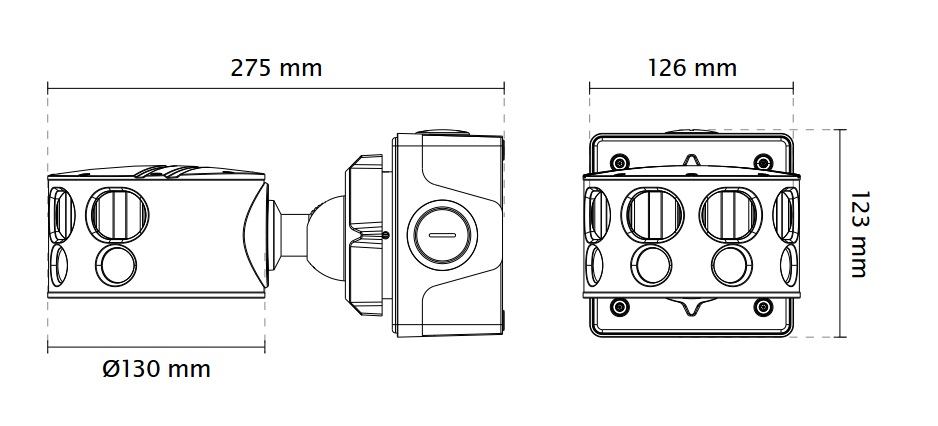 MS8391-EV dimensions