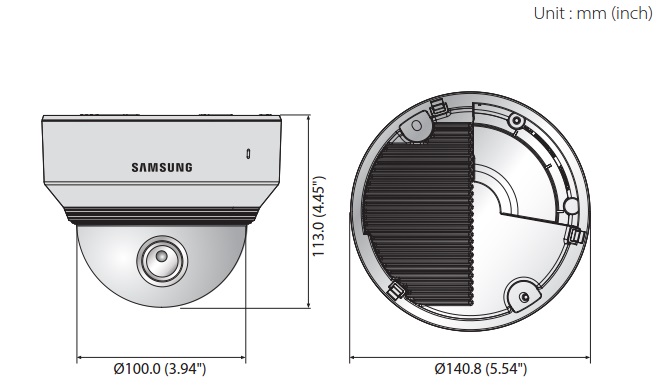 PND-9080R dimensions