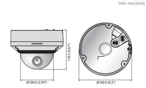PNV- 9080R dimensions