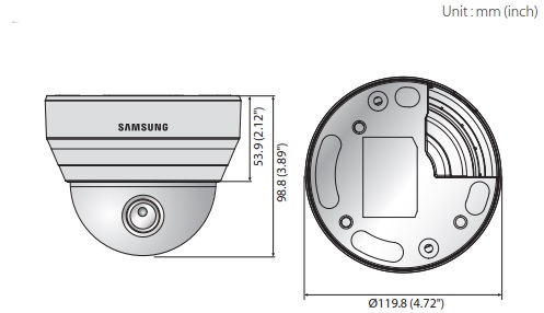 QND-6070R dimensions
