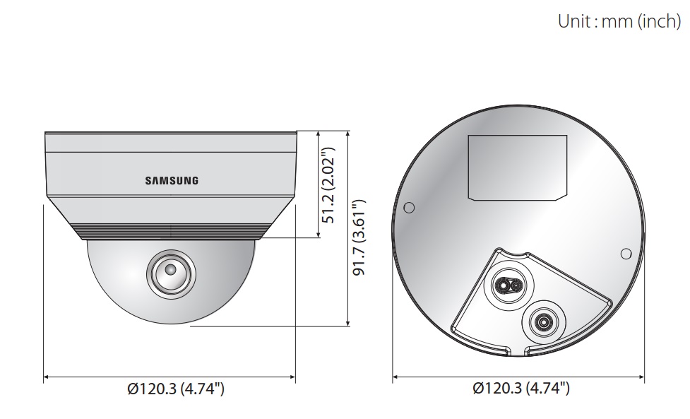 QNV-6010R dimensions