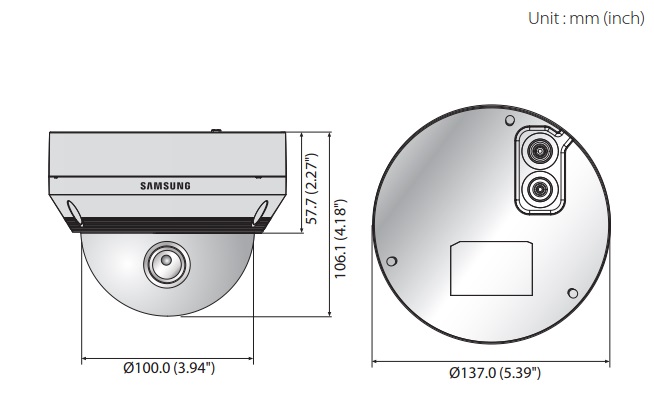 QNV-6070R dimensions