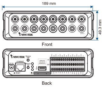 Vivotek VS8801 8-Channel Video Server