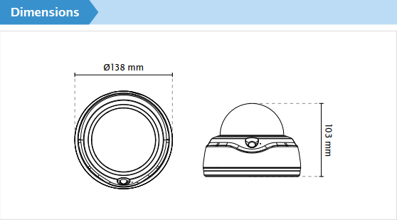 FD9171-HT Dimensions