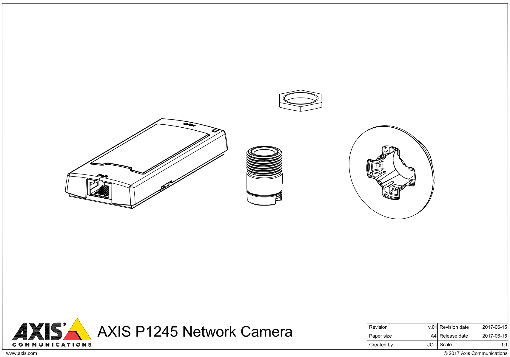 P1245 Dimensions P1245