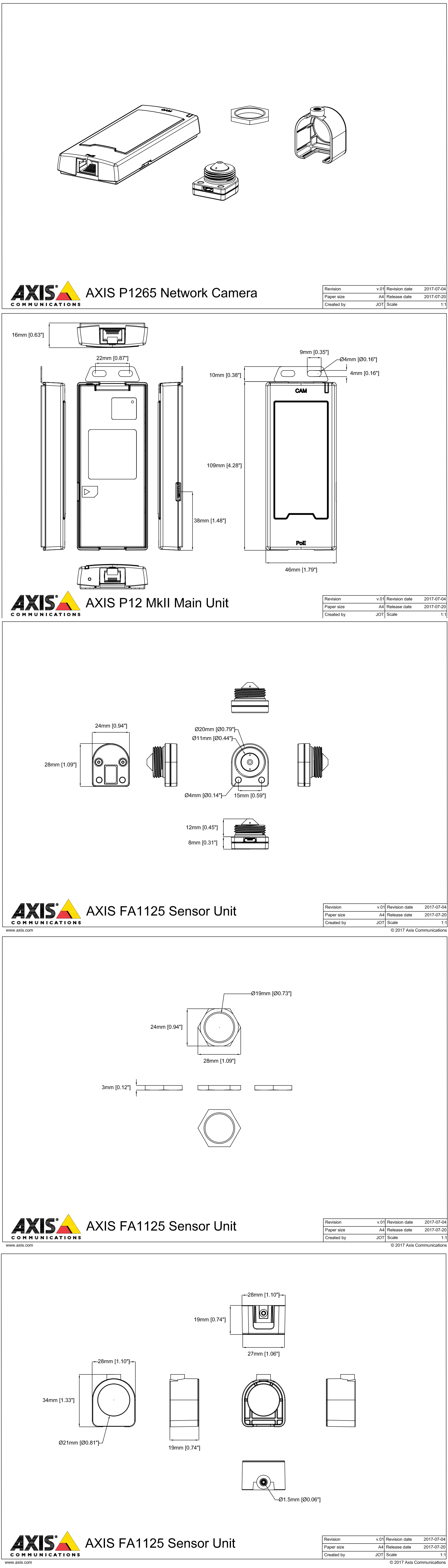 P1265 Dimensions P1265