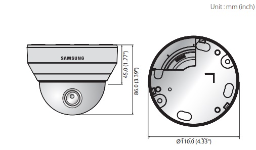 Samsung QND-6010R dimensions
