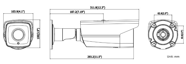 DS-2CD4B26FWD-IZS 2MP Ultra-Low Light Smart Bullet Camera